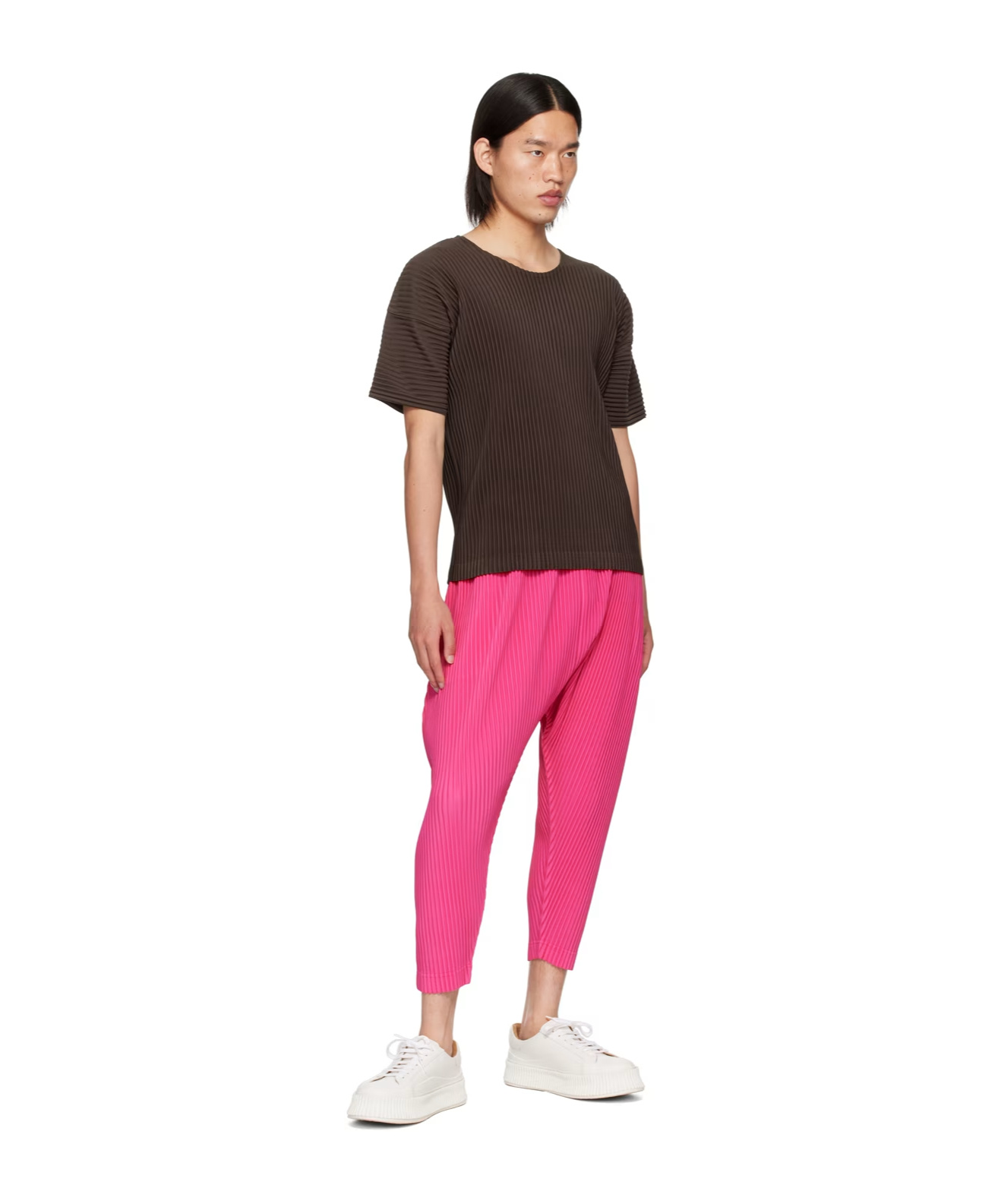 Issey Miyake Brown Monthly Color June T-shirt In Black