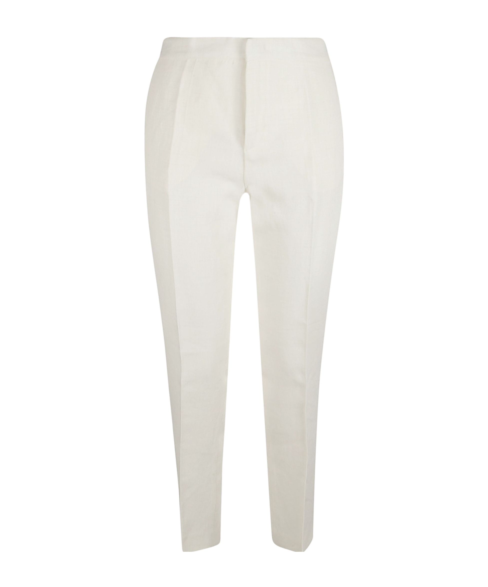 Fabiana Filippi Tailored White Trousers With Streamlined Design In White