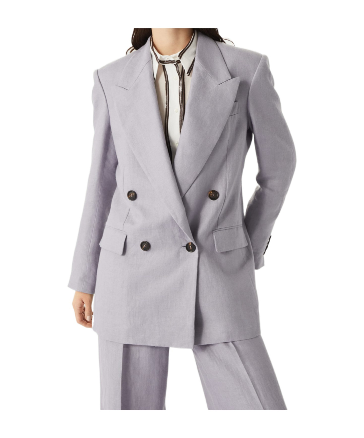 Brunello Cucinelli Gabardine Blazer In Gray