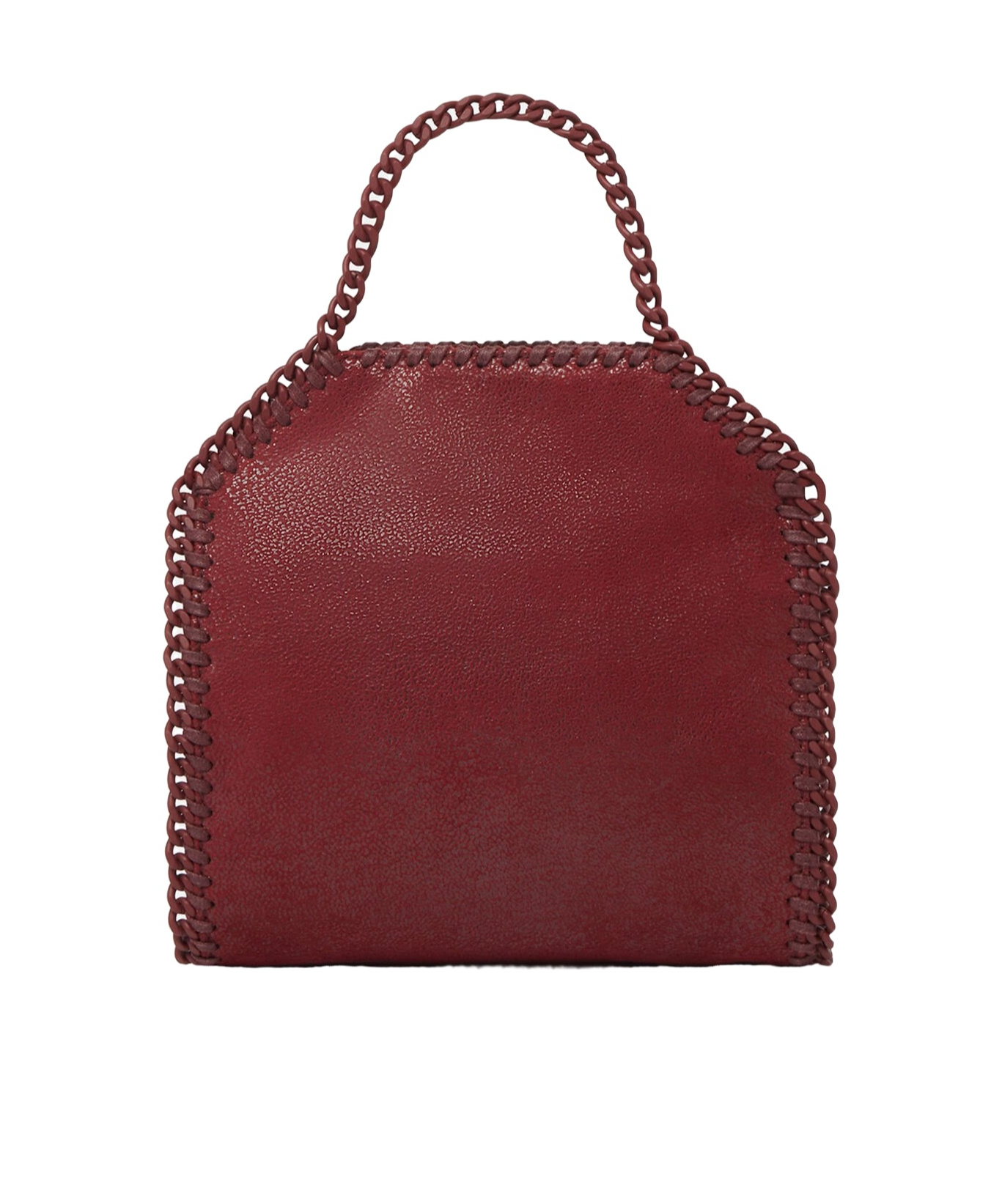 Stella Mccartney Falabella Mini Enamel Tote Bag In Red