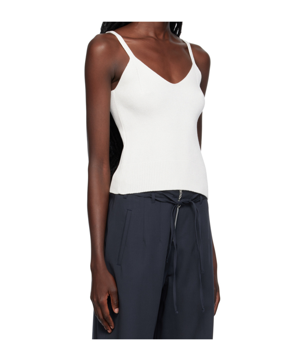 Our Legacy V-neck Knitted Vest In Black