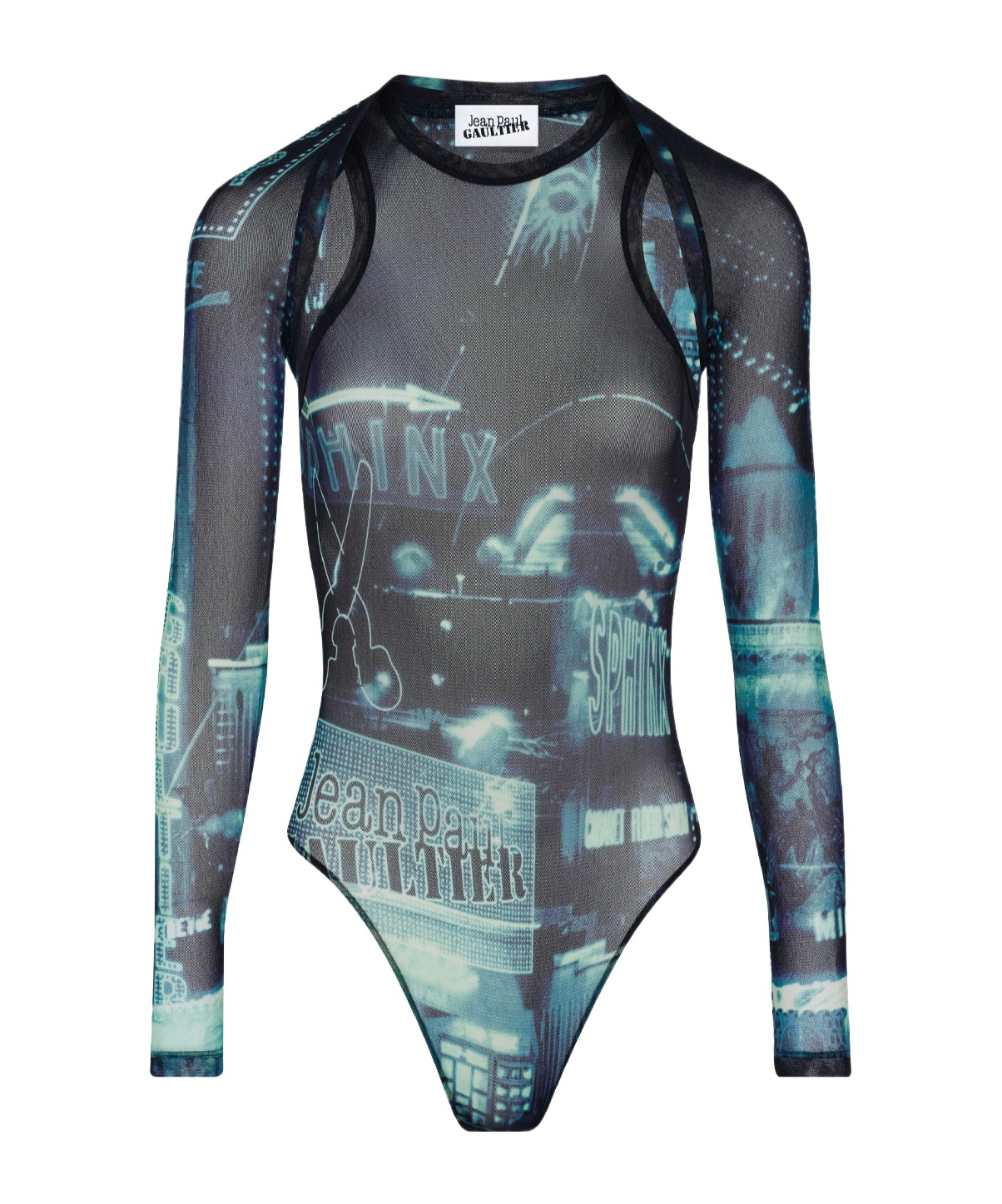 Jean Paul Gaultier Long-sleeved Jumpsuit In Gray