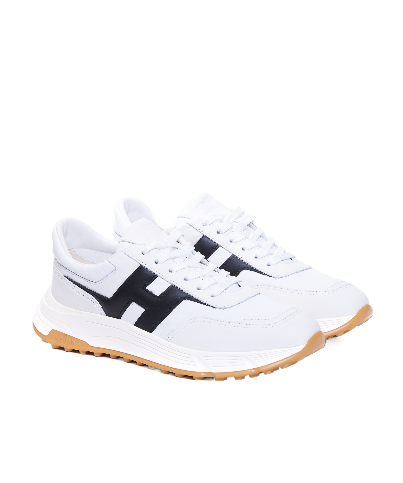 Hogan Round-head Sneakers In White