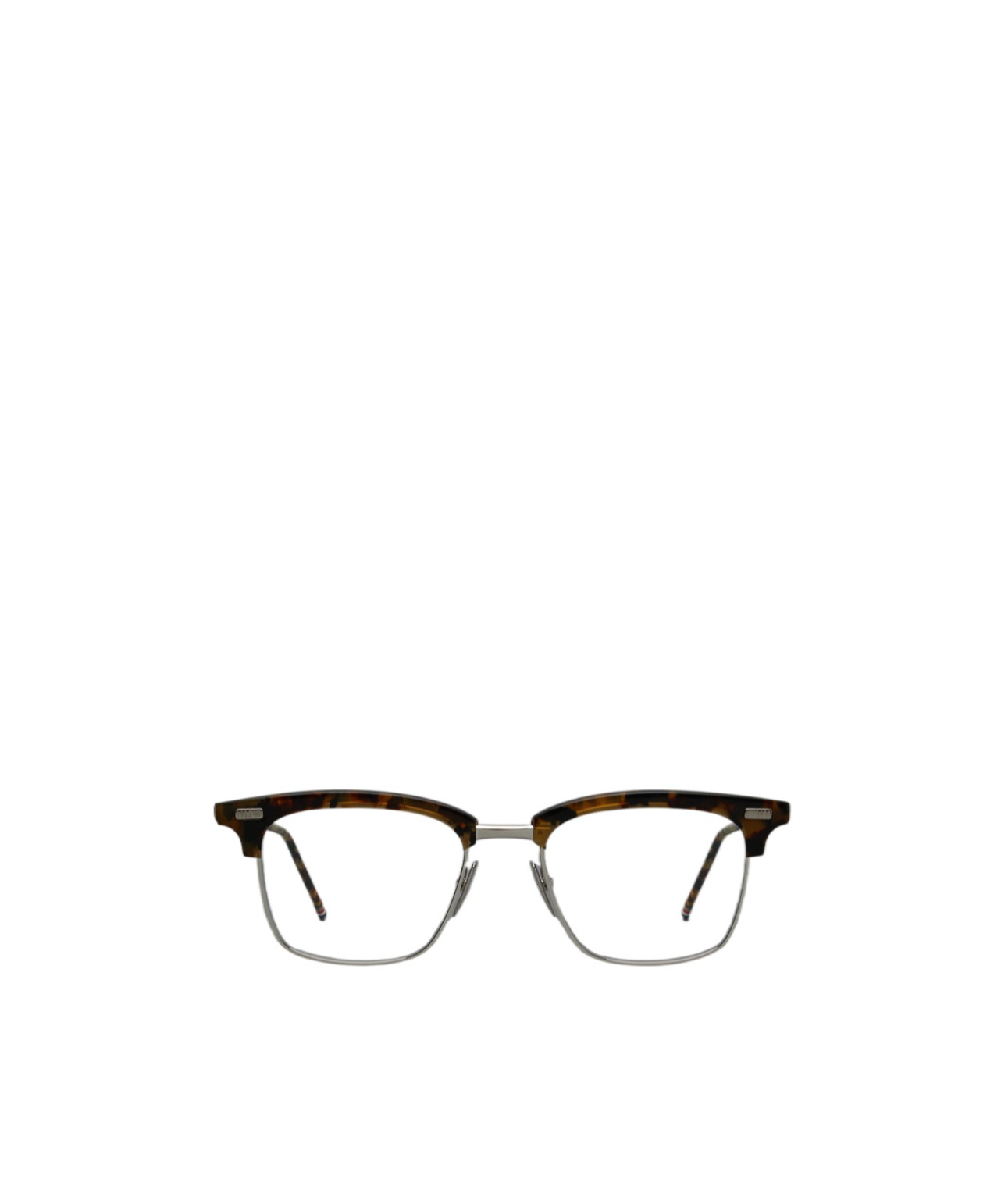 Thom Browne Acetate And Titanium Rectangular Eyeglasses