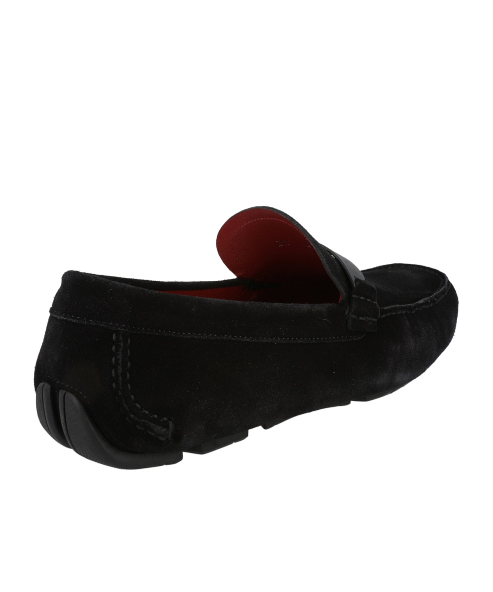 Ferragamo Man Loafers Black Size 8.5 Leather In Black