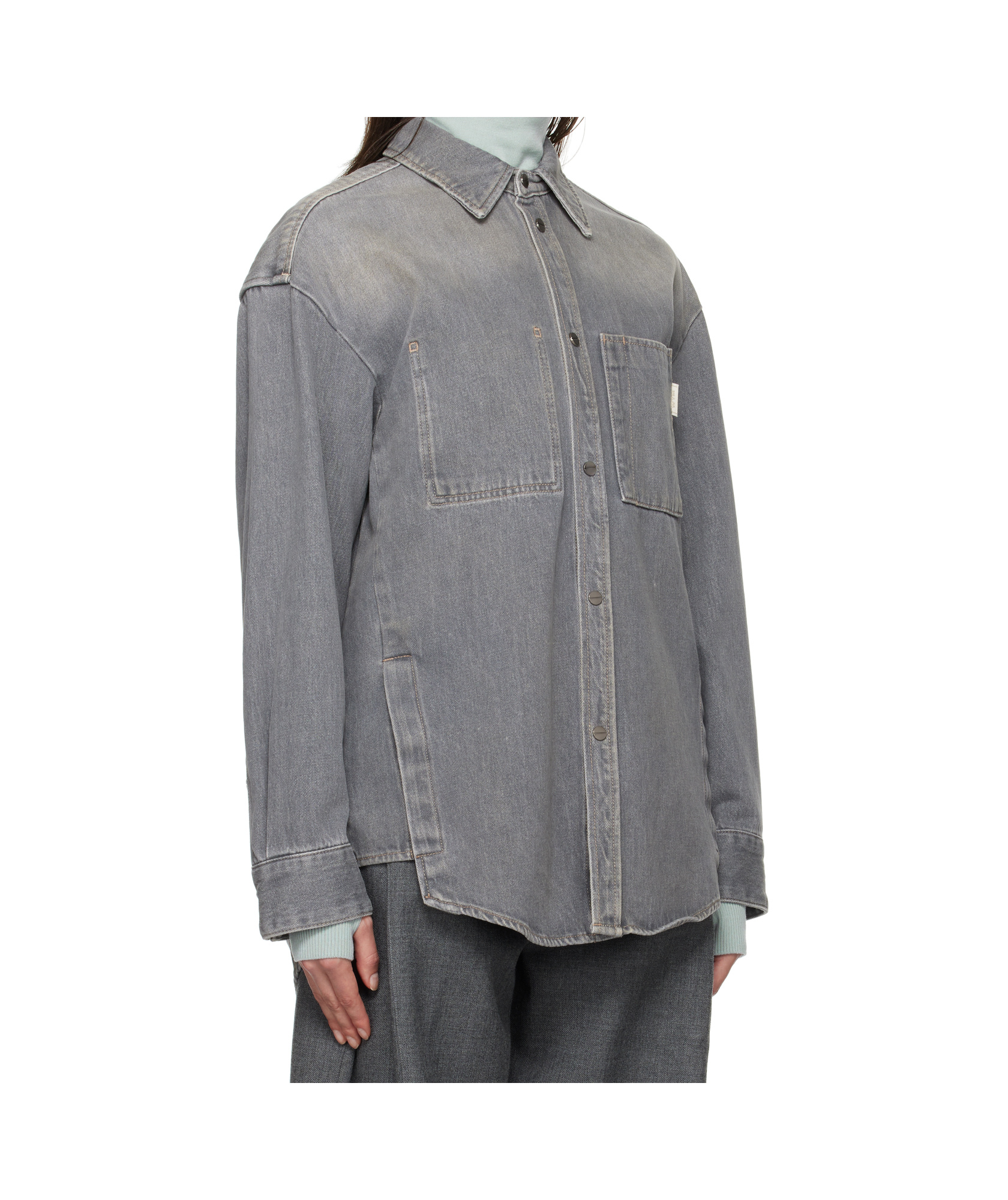 WOOYOUNGMI LONG-SLEEVED DENIM SHIRT