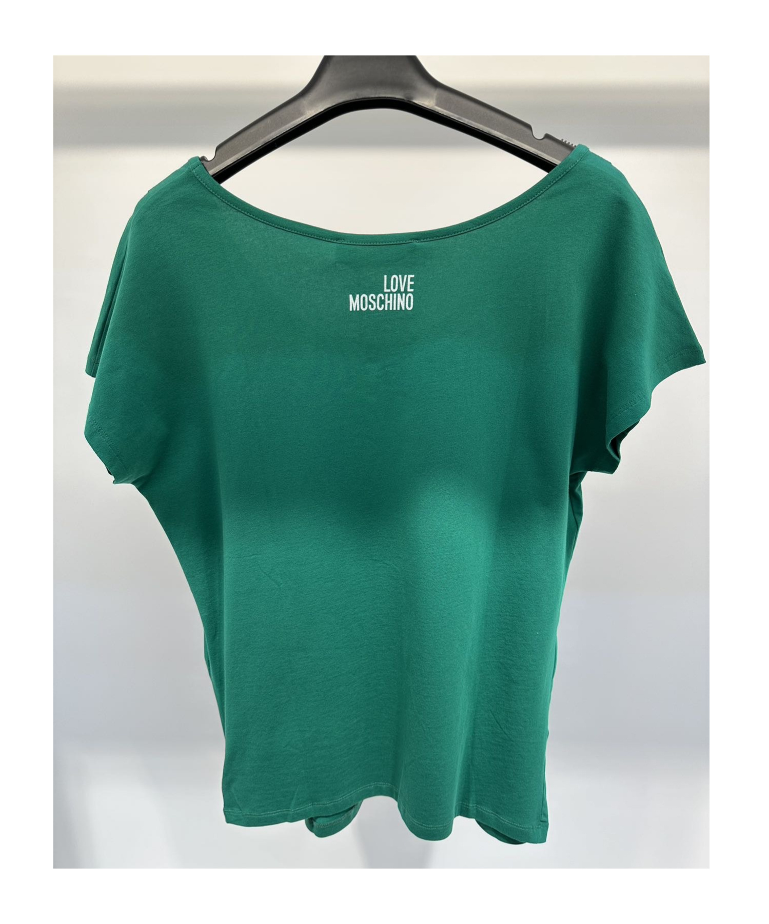 Moschino Item O-neck Short-sleeved T-shirt In Green