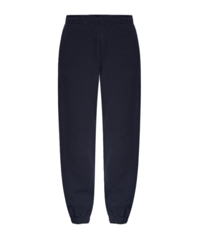 Lacoste High-waist Cotton Track Pant In Blue