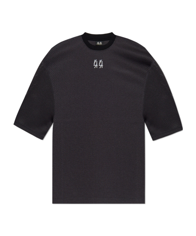 44 Label Group Embroidered-logo T-shirt In Black