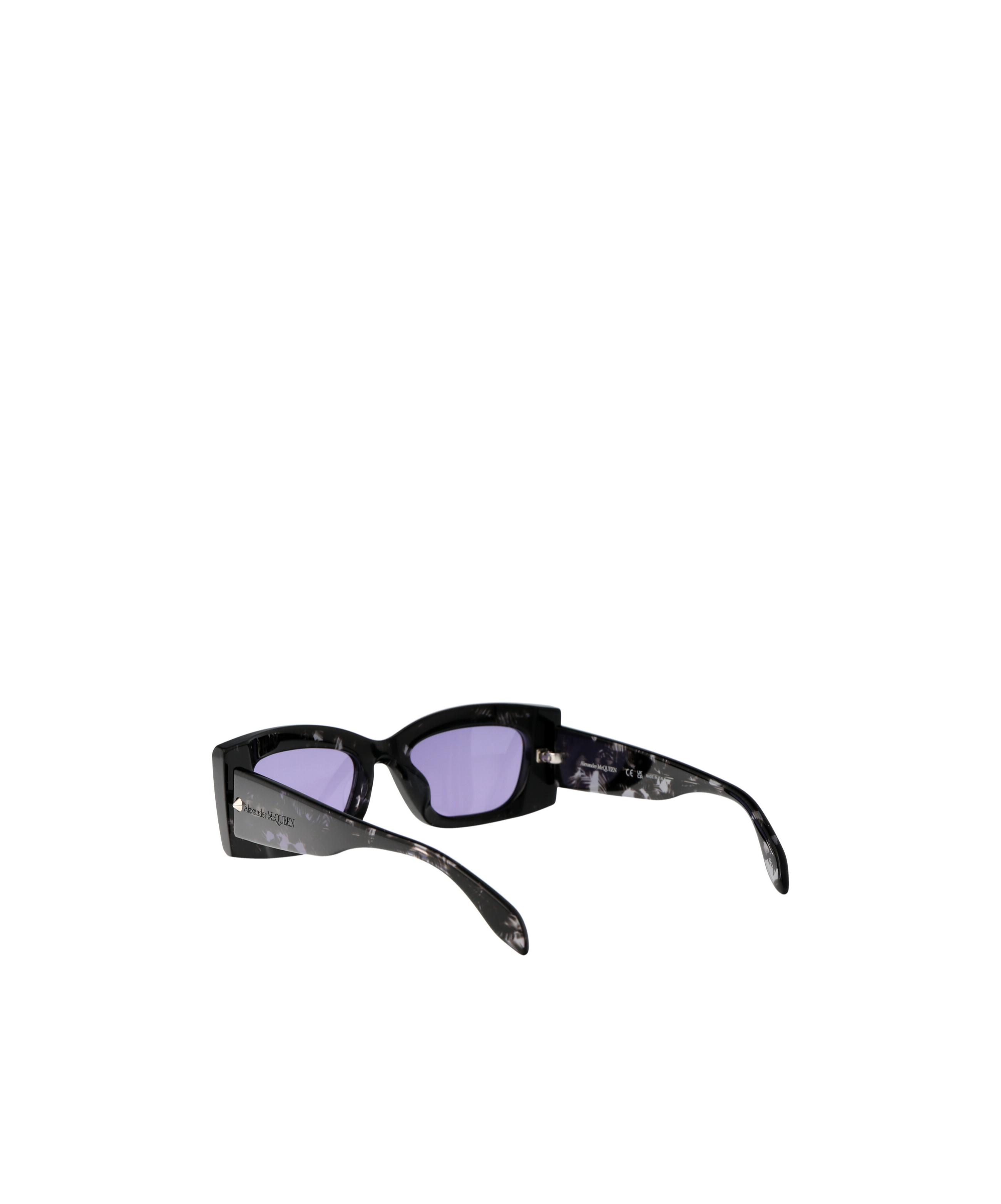 Alexander Mcqueen Bold Logo-print Sunglasses In Black