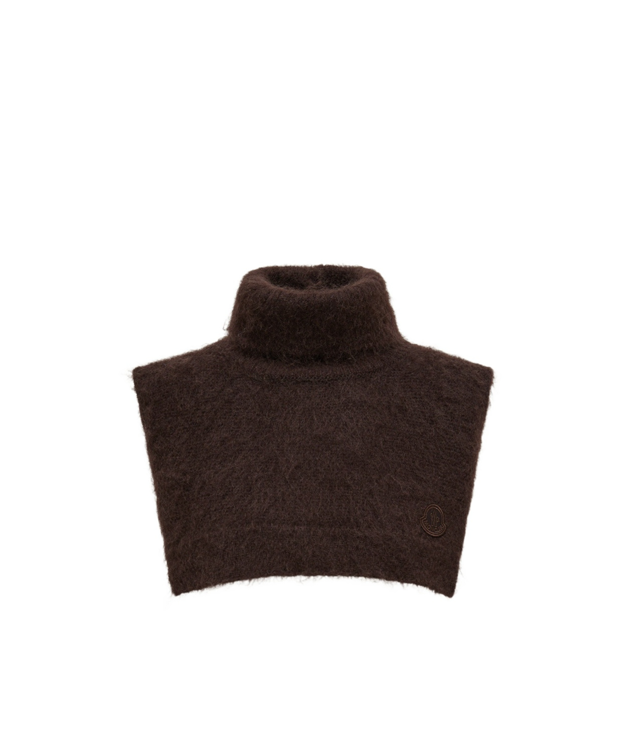 Moncler Mohair Wool Blend Bib In Brown