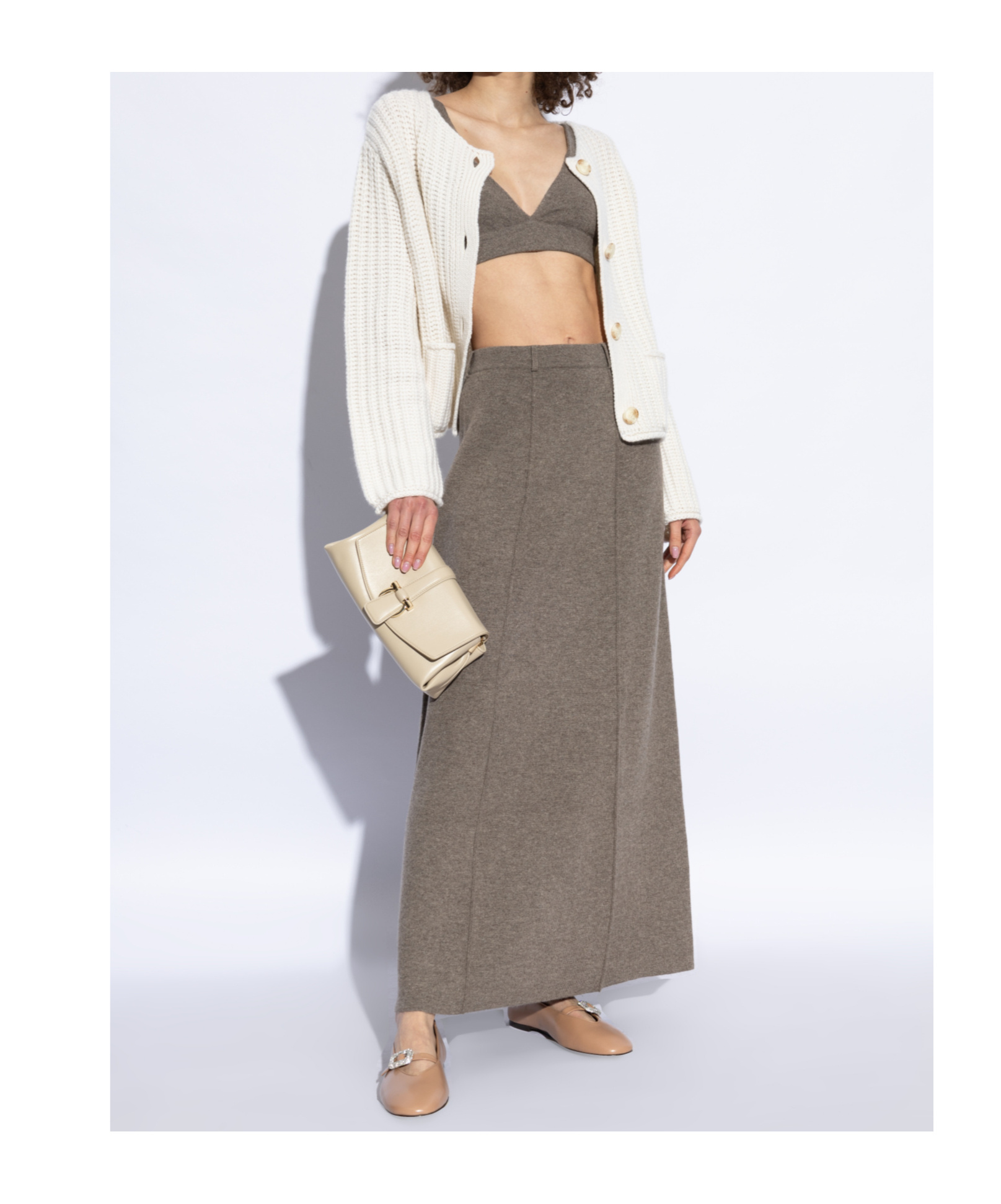 Giuseppe Zanotti Georgia Ballet Flats In Brown