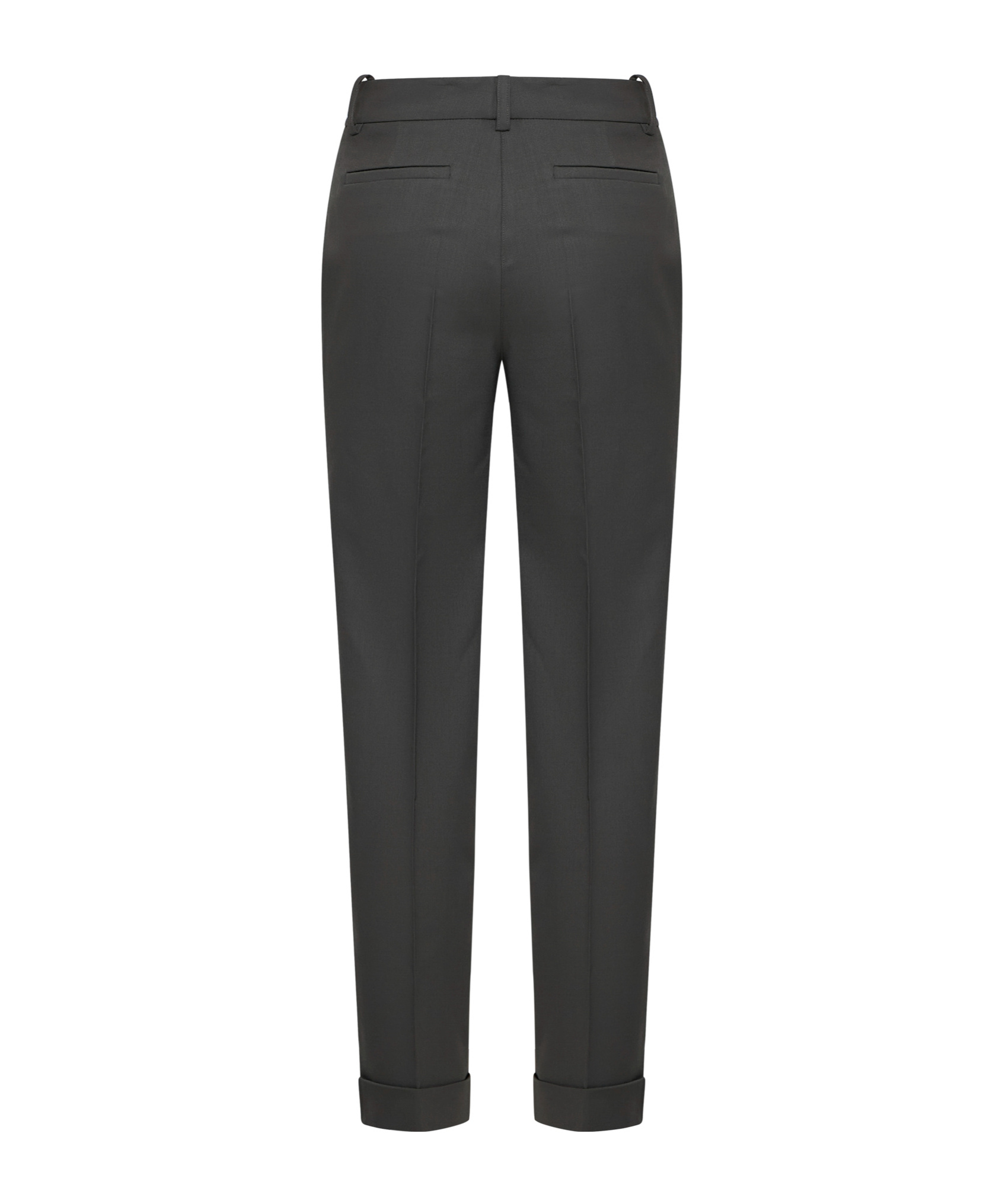 P.a.r.o.s.h Straight Casual Pants In Black
