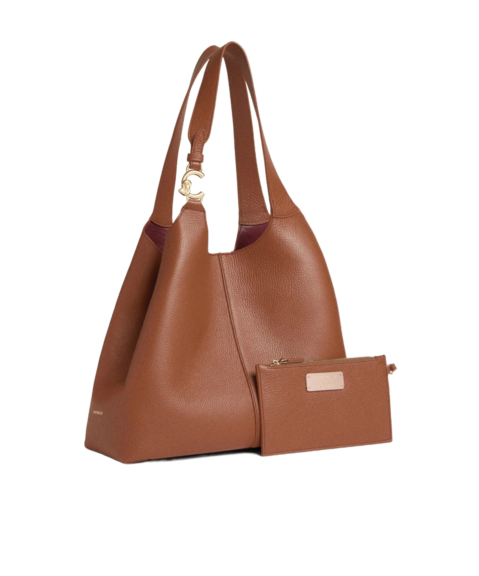 Coccinelle C-easy Large Tote In Brown