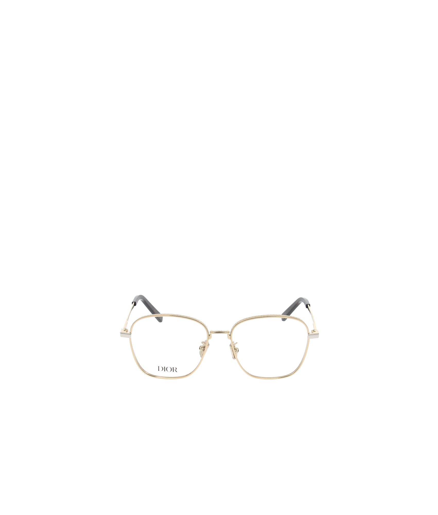 Dior Eyewear Square Frame Glasses In Metallic