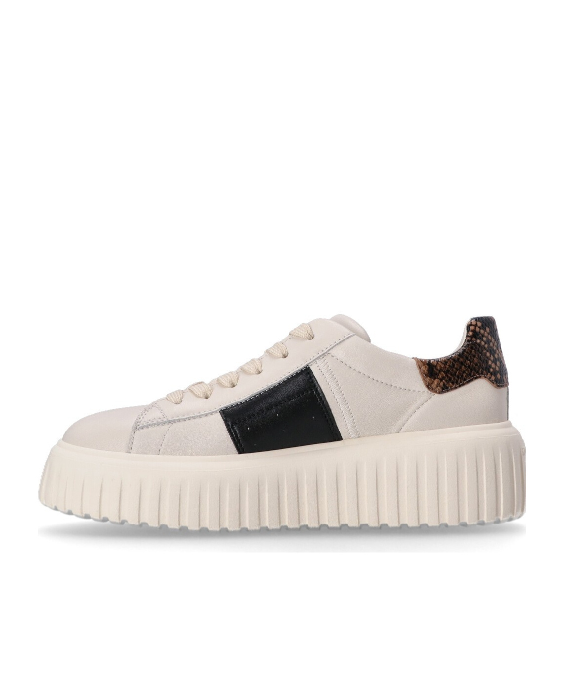 Hogan Lace-up Low-cut Casual Shoes In Nude