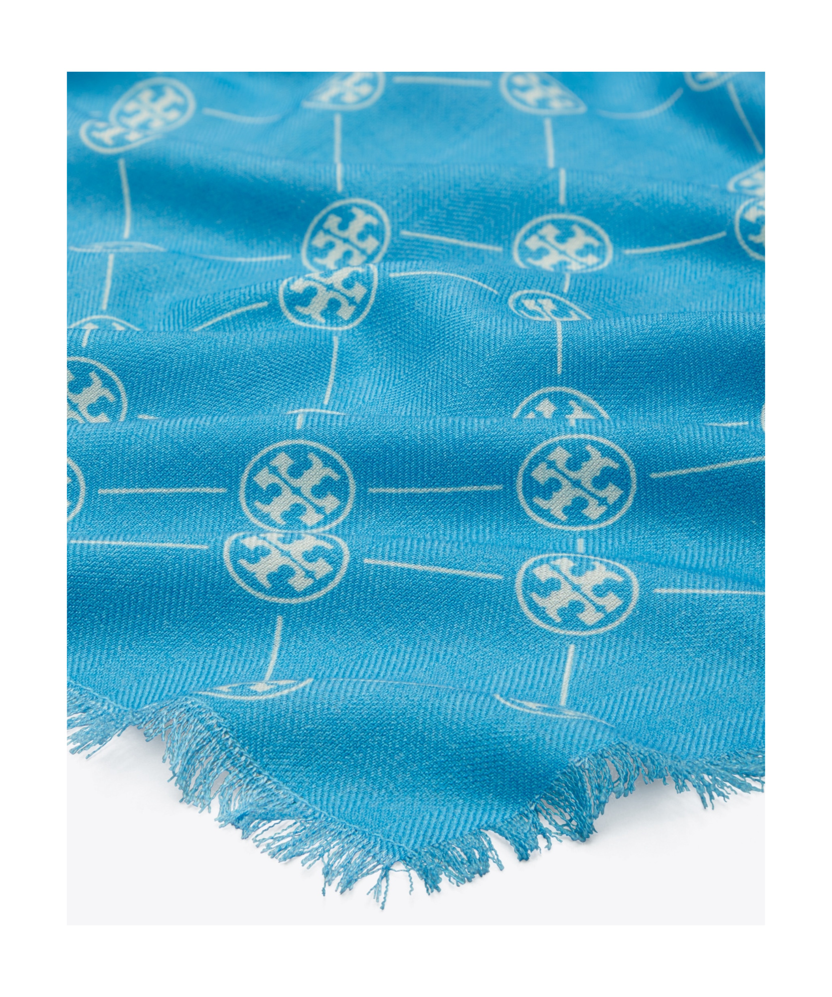 Tory Burch T Monogram Oblong Scarf