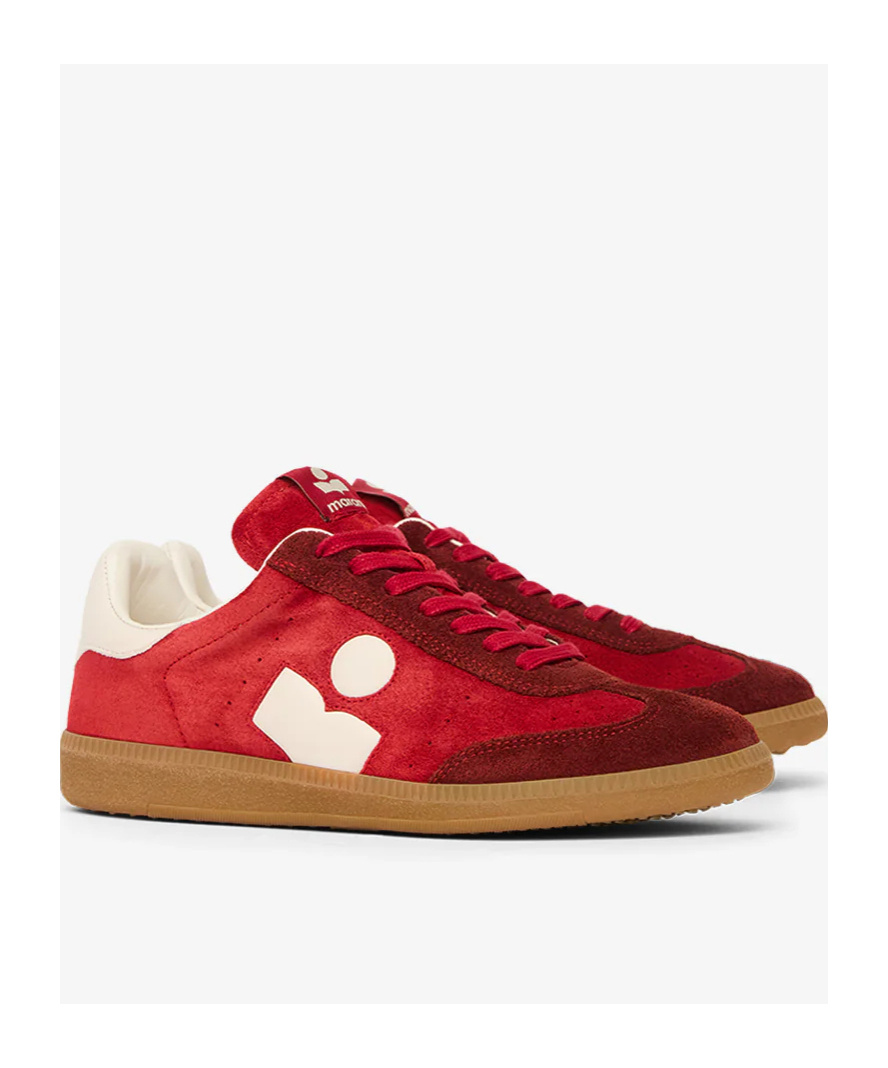 Isabel Marant Lace-up Sneakers In Red