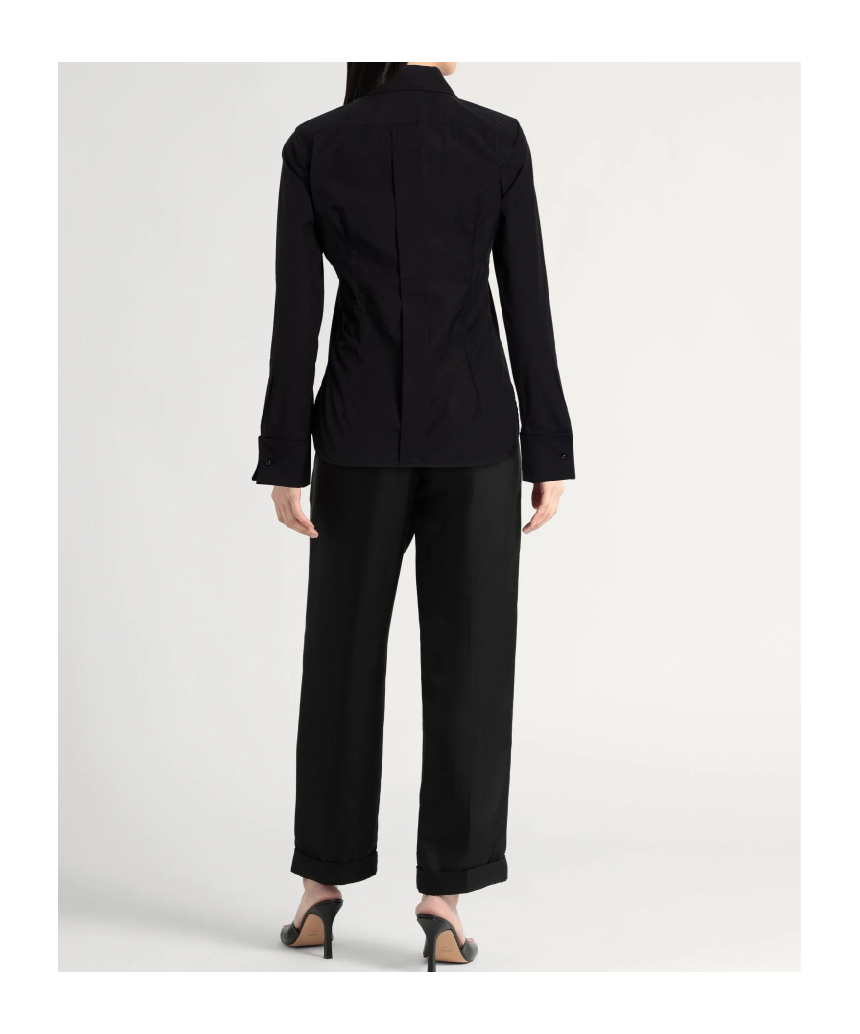 Max Mara Solid Colour Shirts  Blouses In Black
