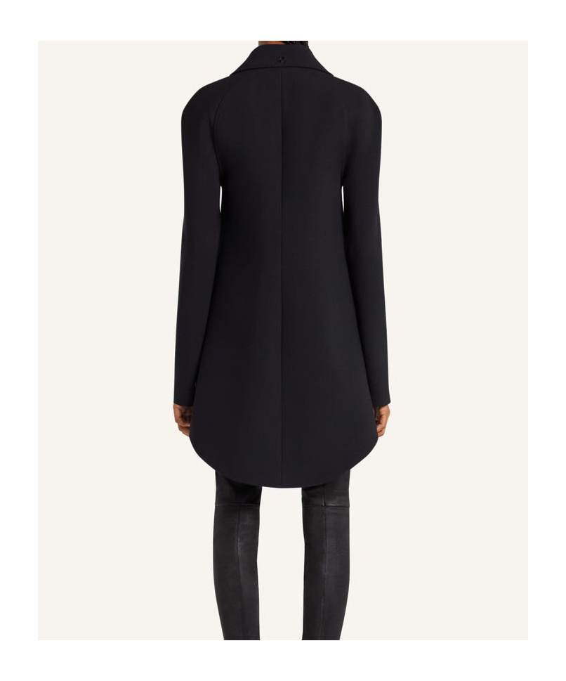 Courrèges Tailored Button-front Coat In Blue