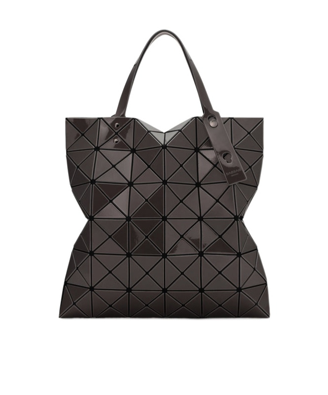 Bao Bao Issey Miyake Geometric Pattern Handbag In Black