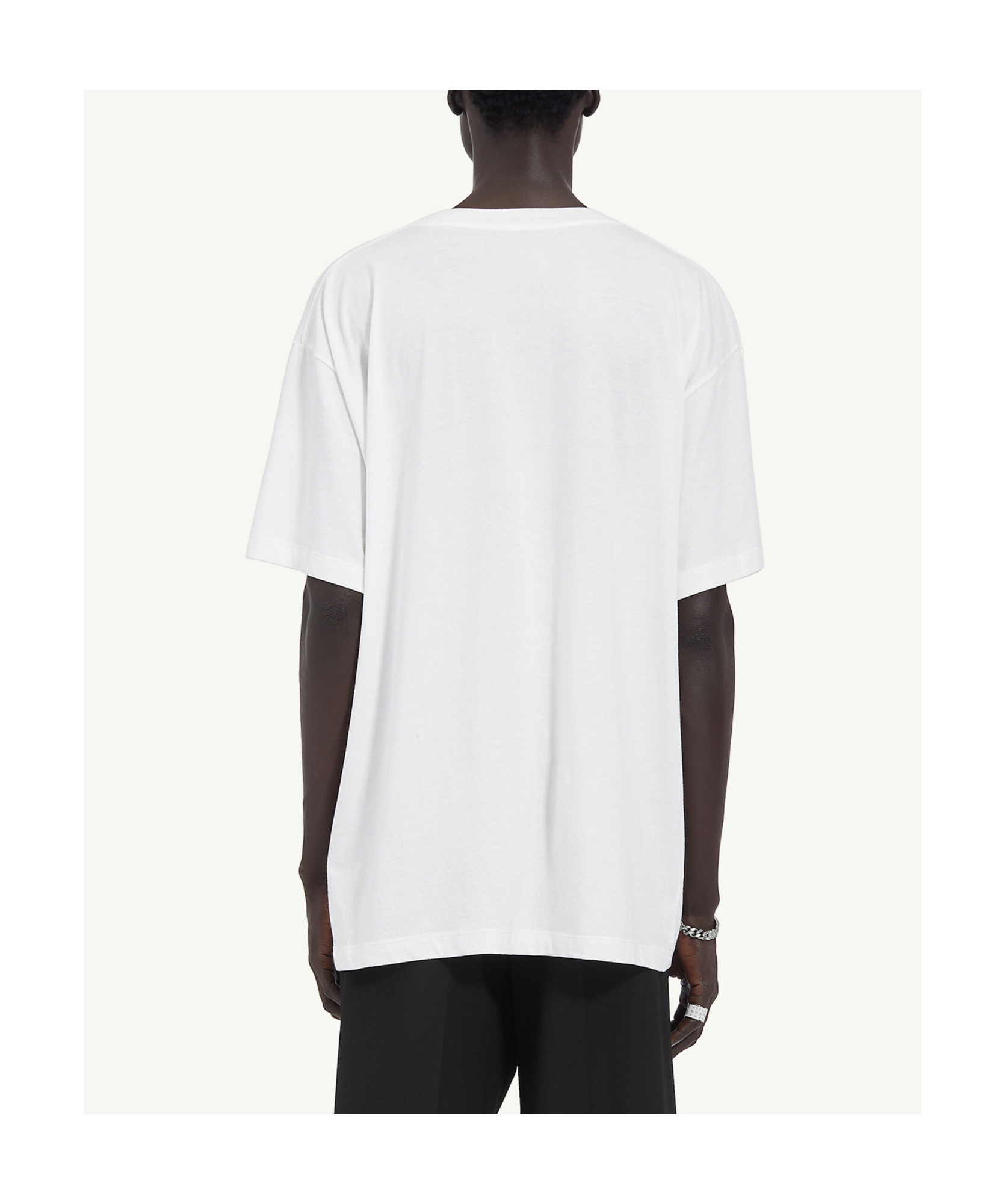 Mm6 Maison Margiela Invitation-patch Cotton T-shirt In White