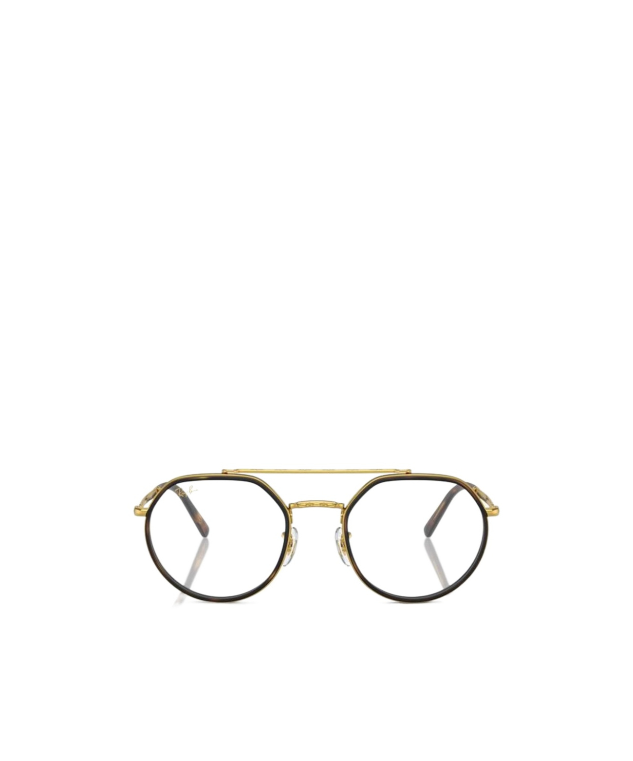 Ray Ban 54mm Square Optical Glasses In Gold