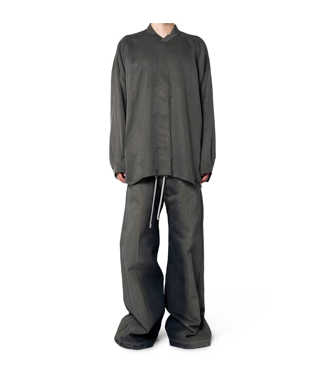 Rick Owens Drkshdw Drawstring Casual Pants In Black