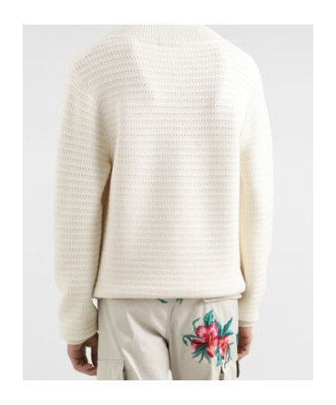Dolce & Gabbana Wool V-neck Sweater With Dg Embroidery In White