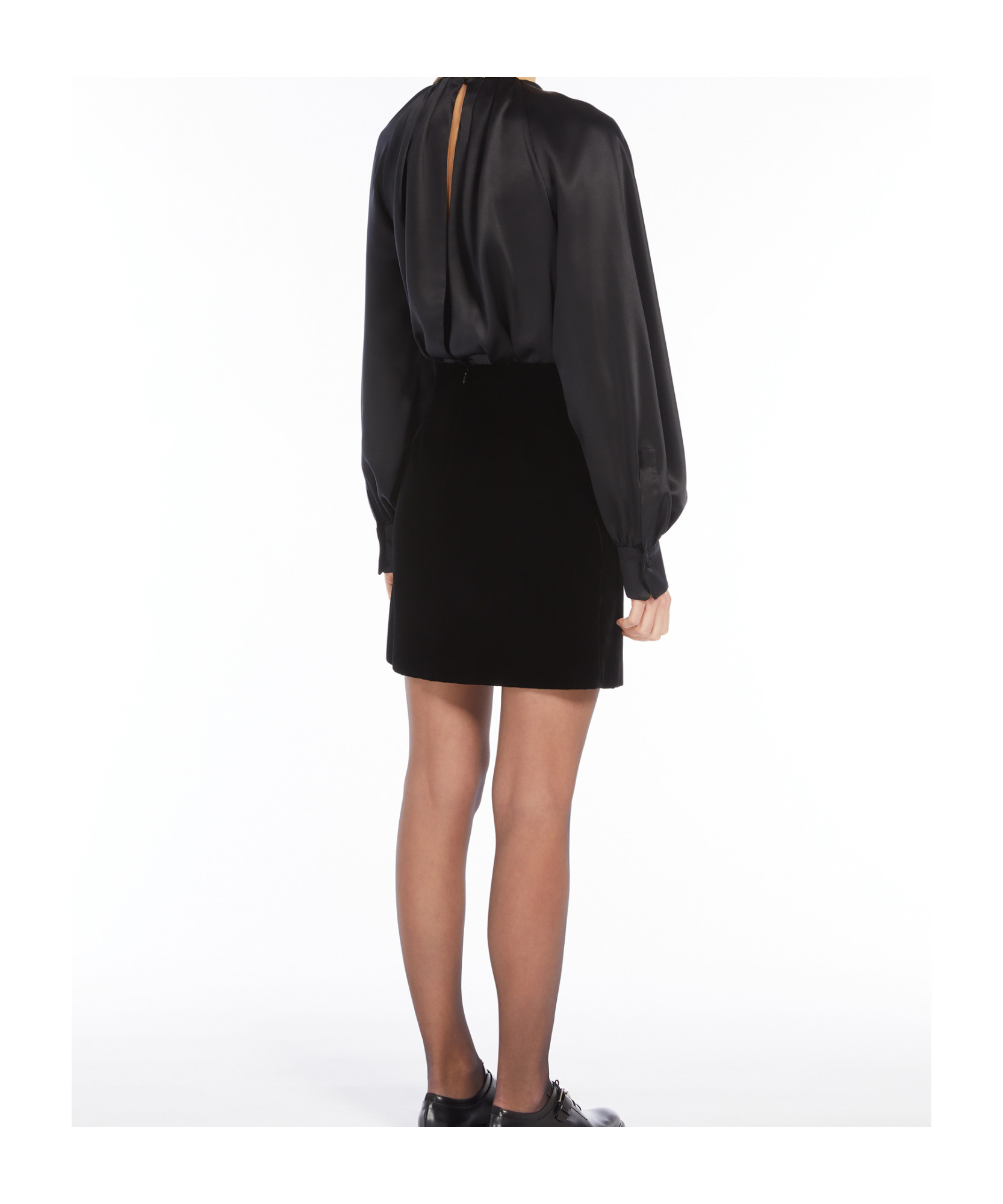Max Mara Zarelia Mini Dress In Black