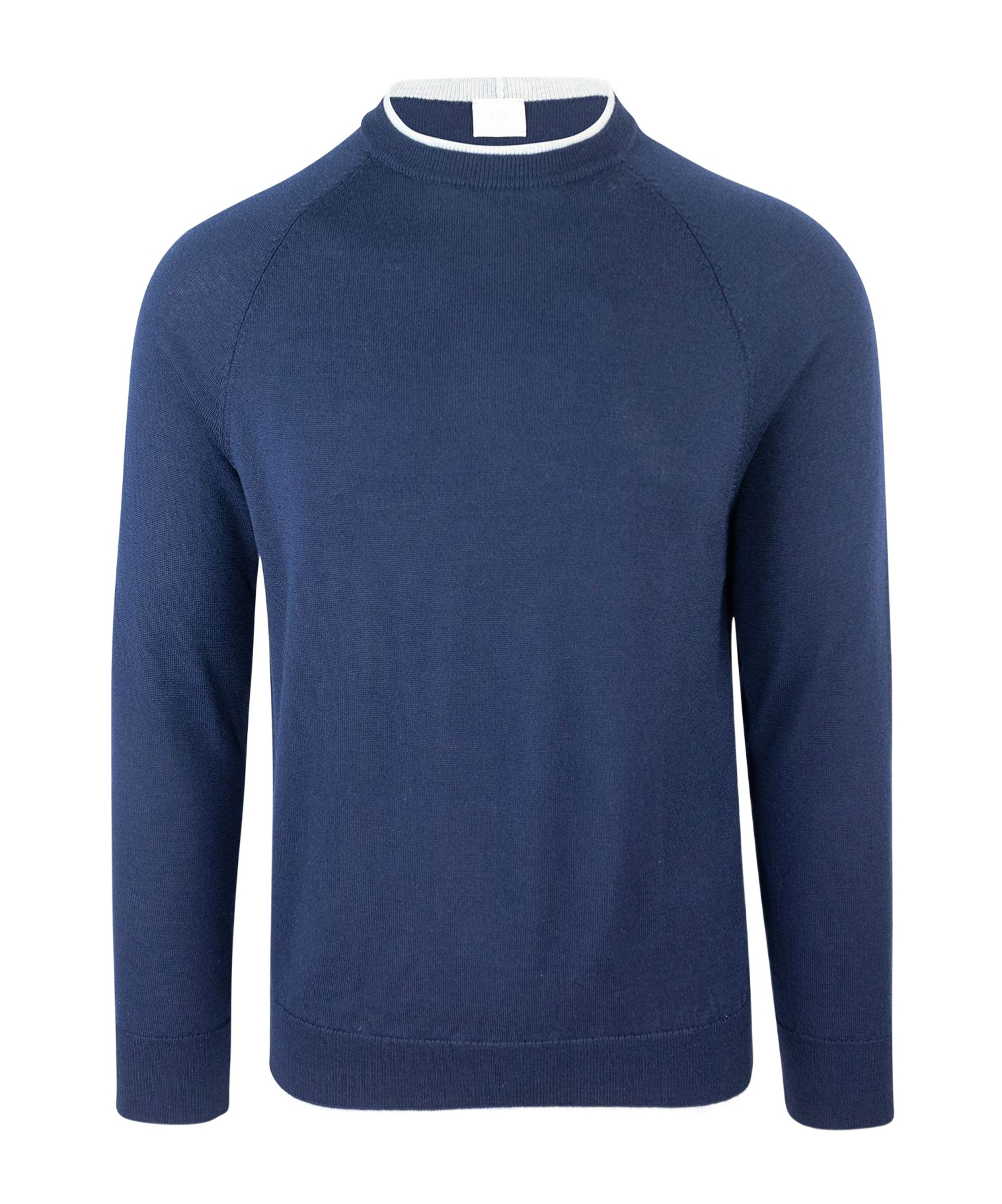 Eleventy Blue Crew Neck Sweater