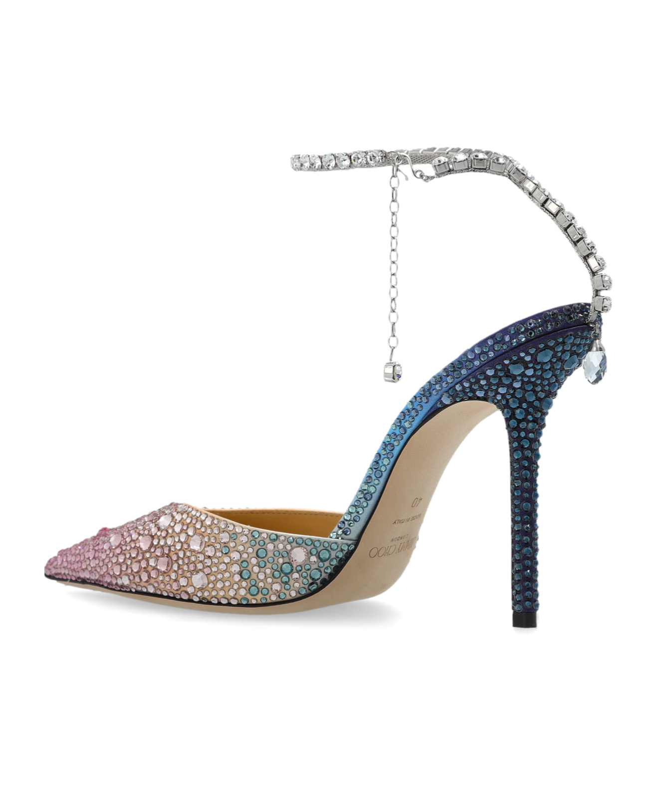Jimmy Choo Embellished Pointed Toe Stiletto Heel Pumps In Multicolor