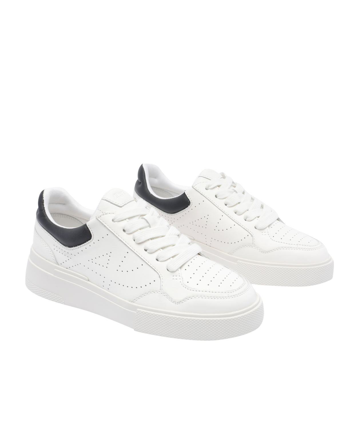 Ash Lace-up Low-cut Casual Shoes In White