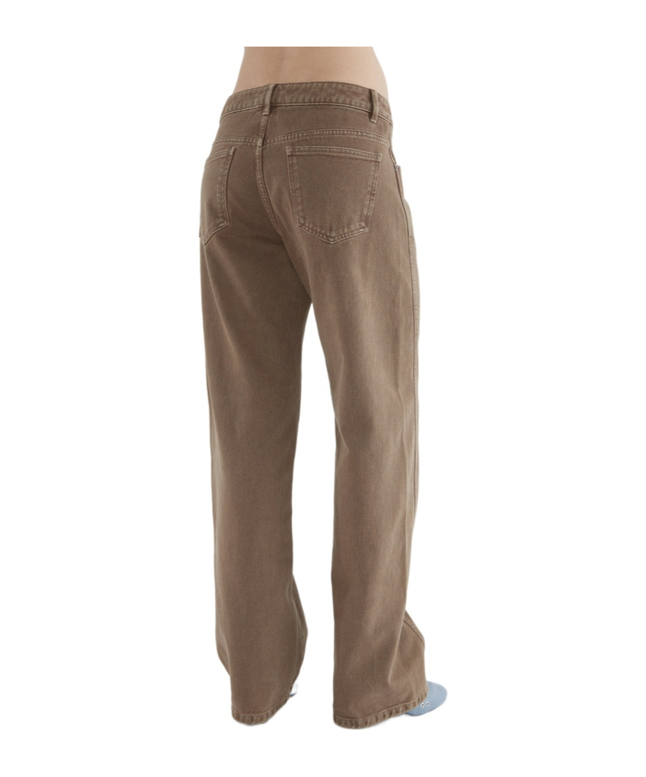 Paloma Wool Belt Loop Jeans In Brown