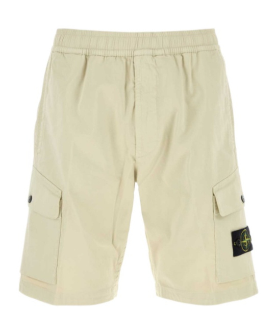Stone Island Badge Logo Cargo Shorts
