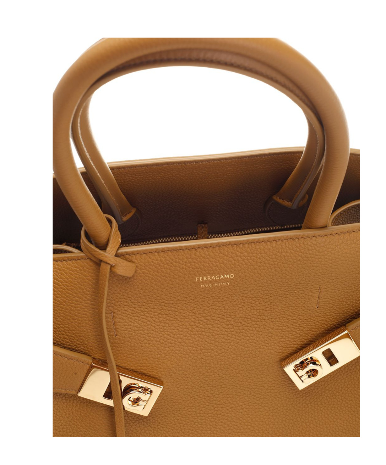 Ferragamo Tote Bag Hug Small In Green