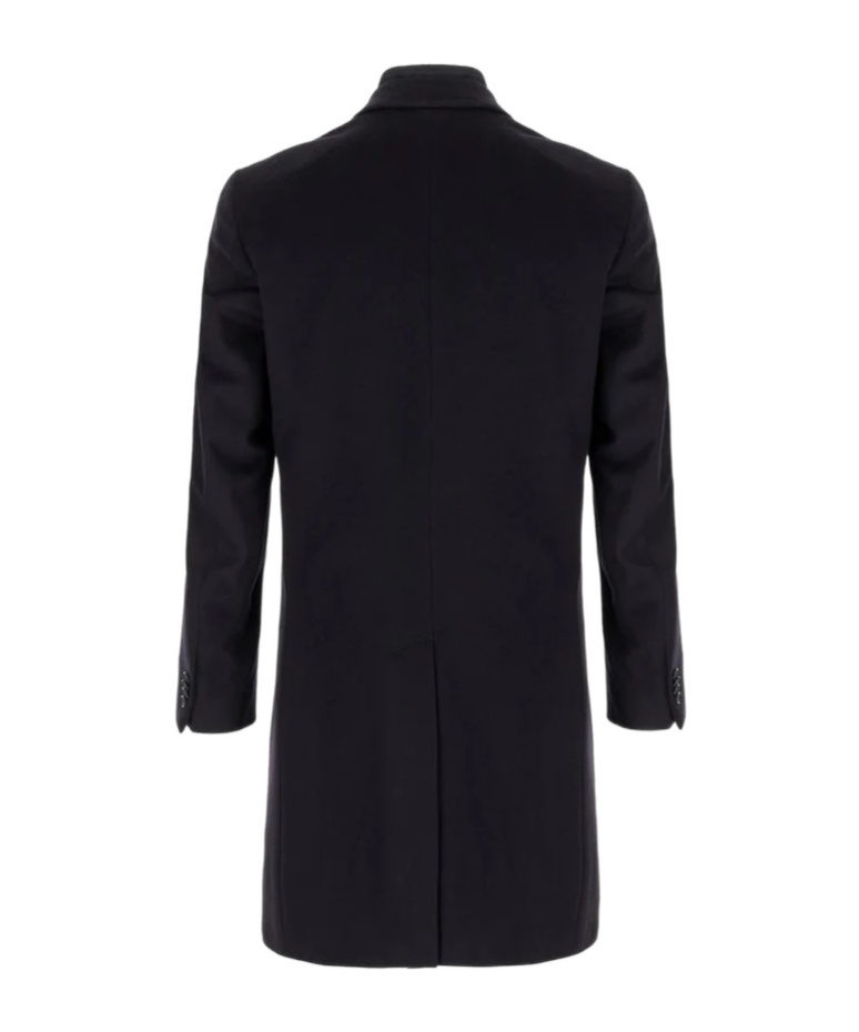 Corneliani Collared Coat In Black