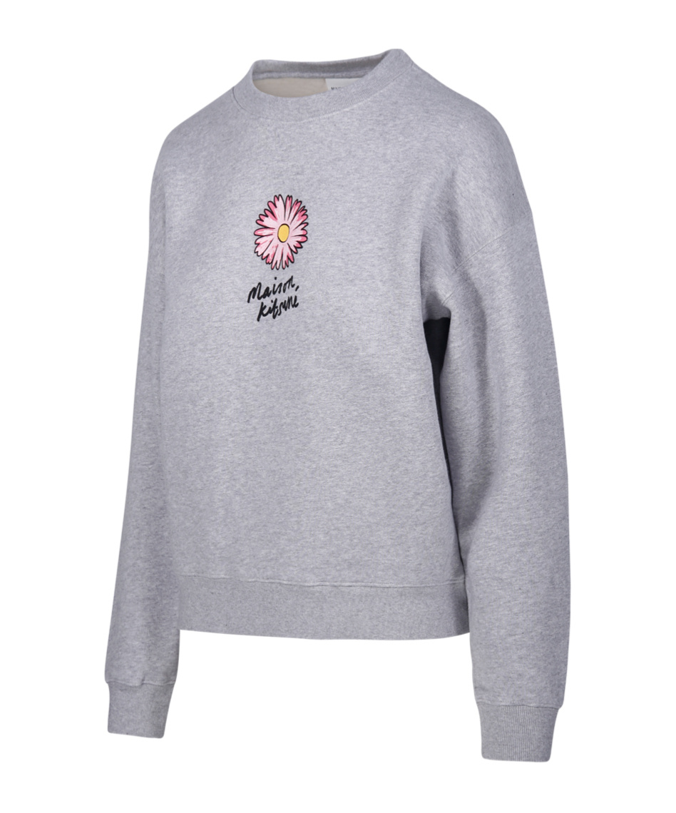 MAISON KITSUNÉ FLOATING FLOWER COTTON SWEATSHIRT