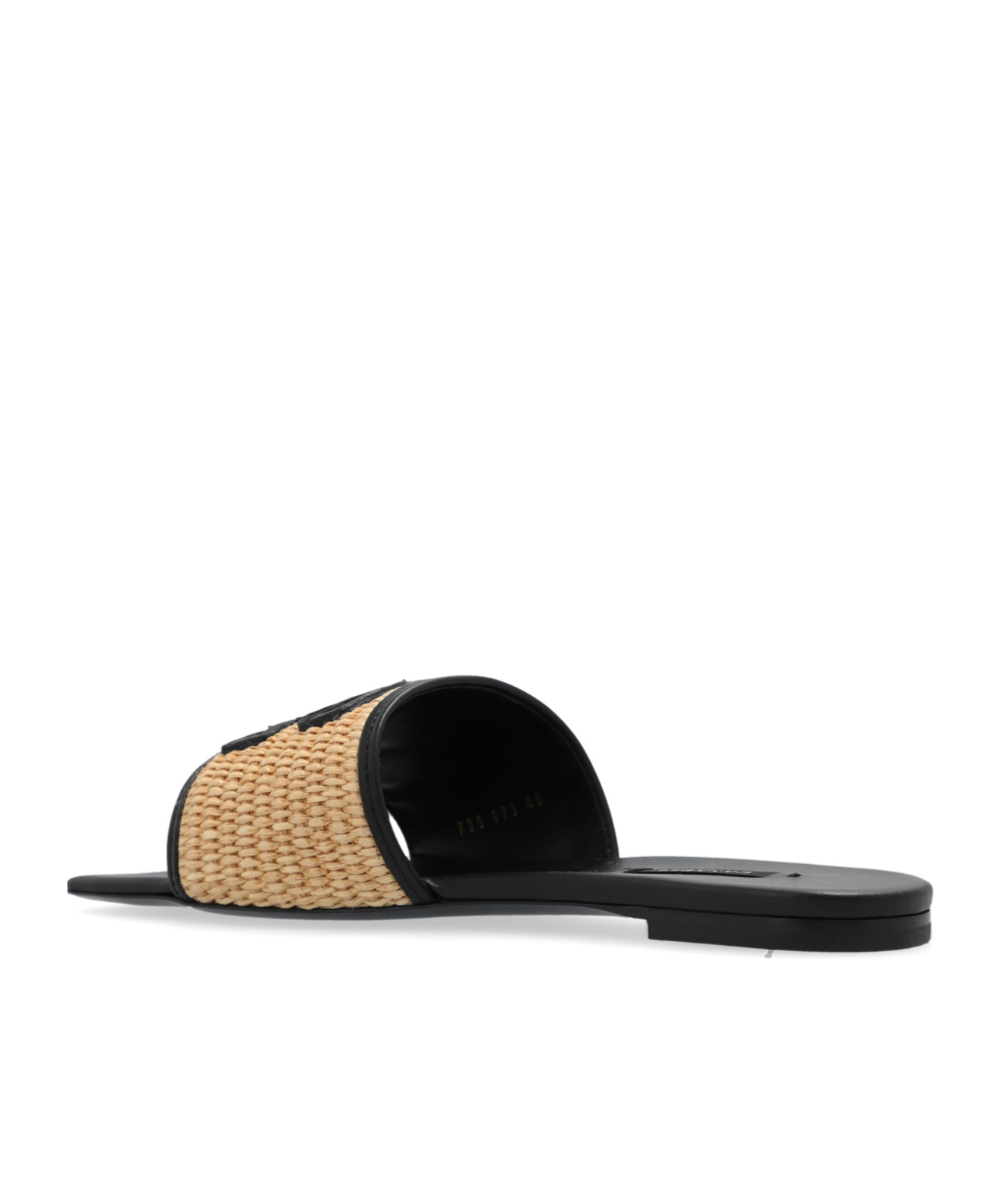 Shop Casadei Portofino Logo-patch Slides In Multicolor