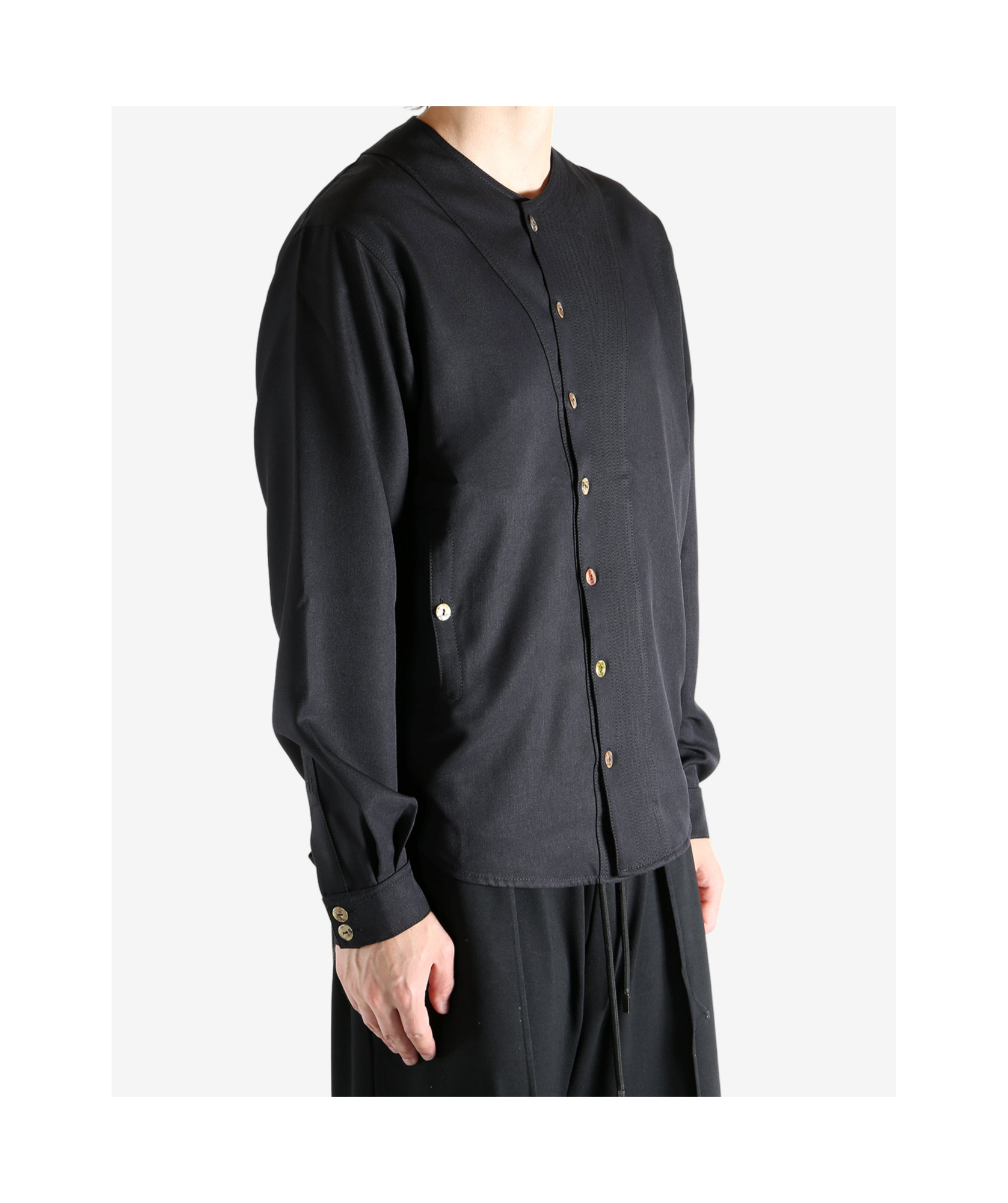 Kiko Kostadinov Crew Neck Casual Jacket In Black