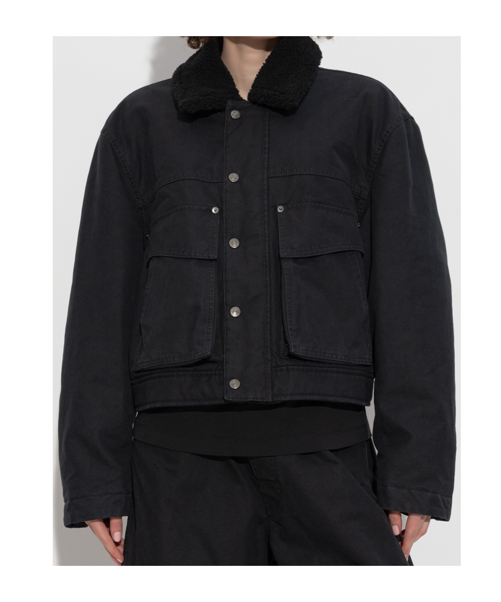 Dsquared2 Flap-pocket Sherpa-collar Jacket