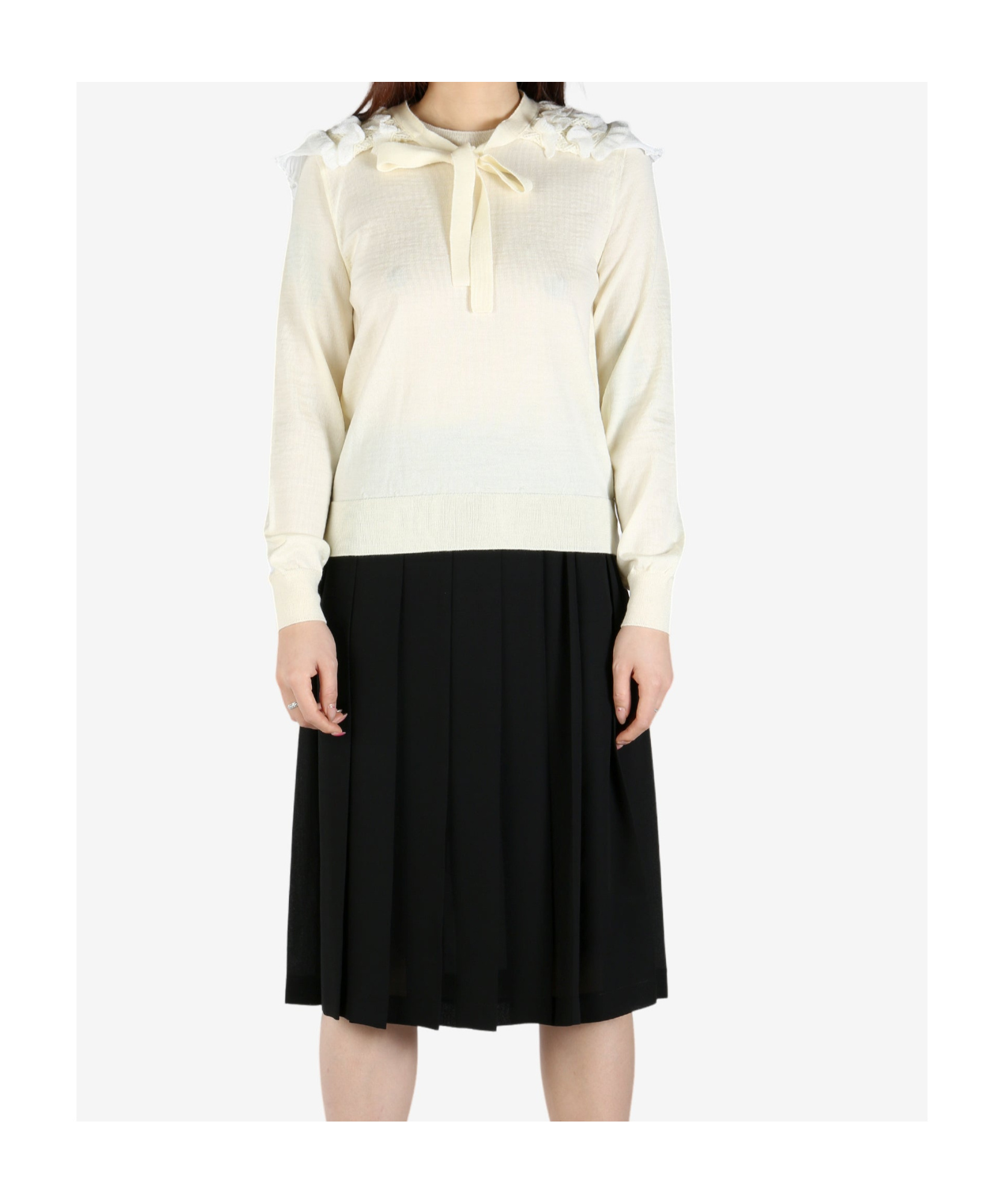 COMME DES GARÇONS CAPE-DETAIL JUMPER 