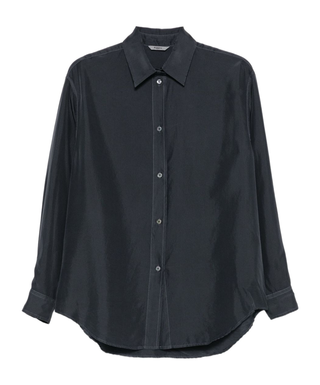 Barena Venezia Long-sleeve Button-up Shirt In Black