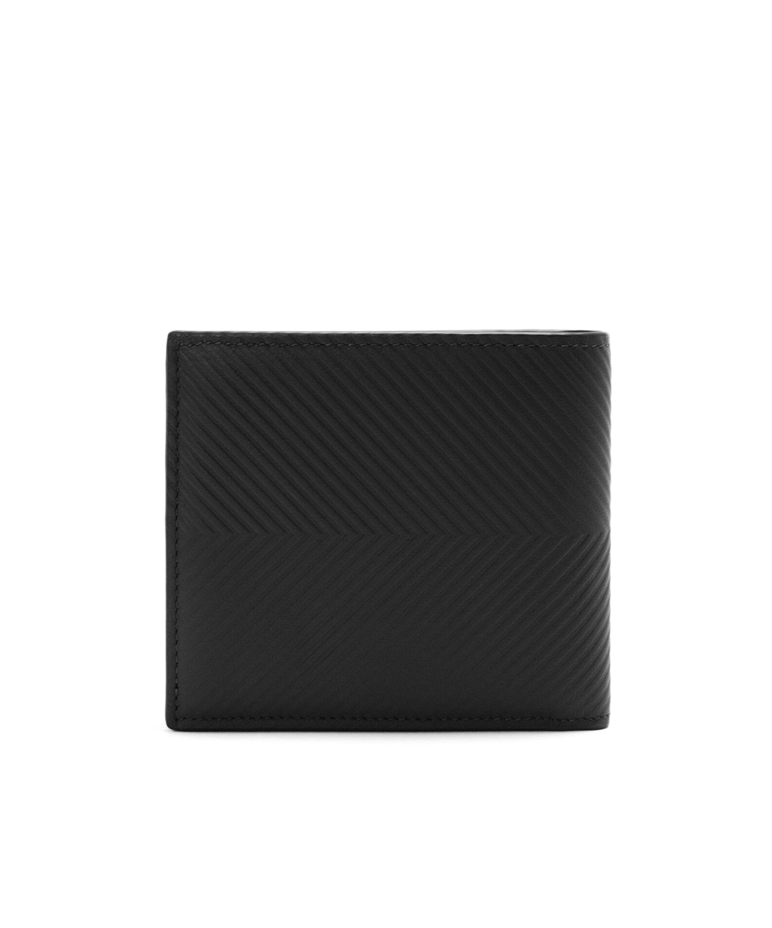 Loewe Bifold Coin Wallet In Textured Classic Calfskin In Black