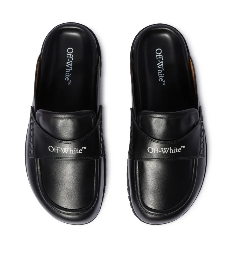 Off-white Chicago Slippers In Black