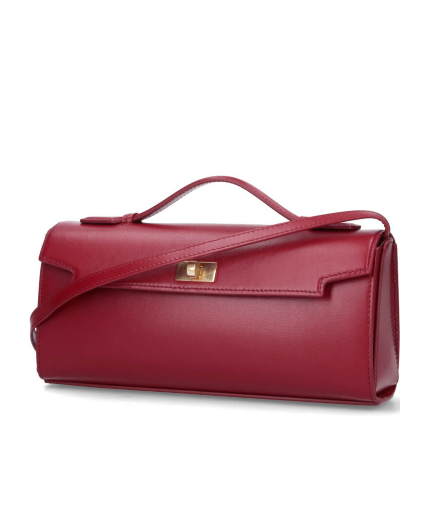 Anya Hindmarch Handle Structured Silhouette Shoulder Bag In Red