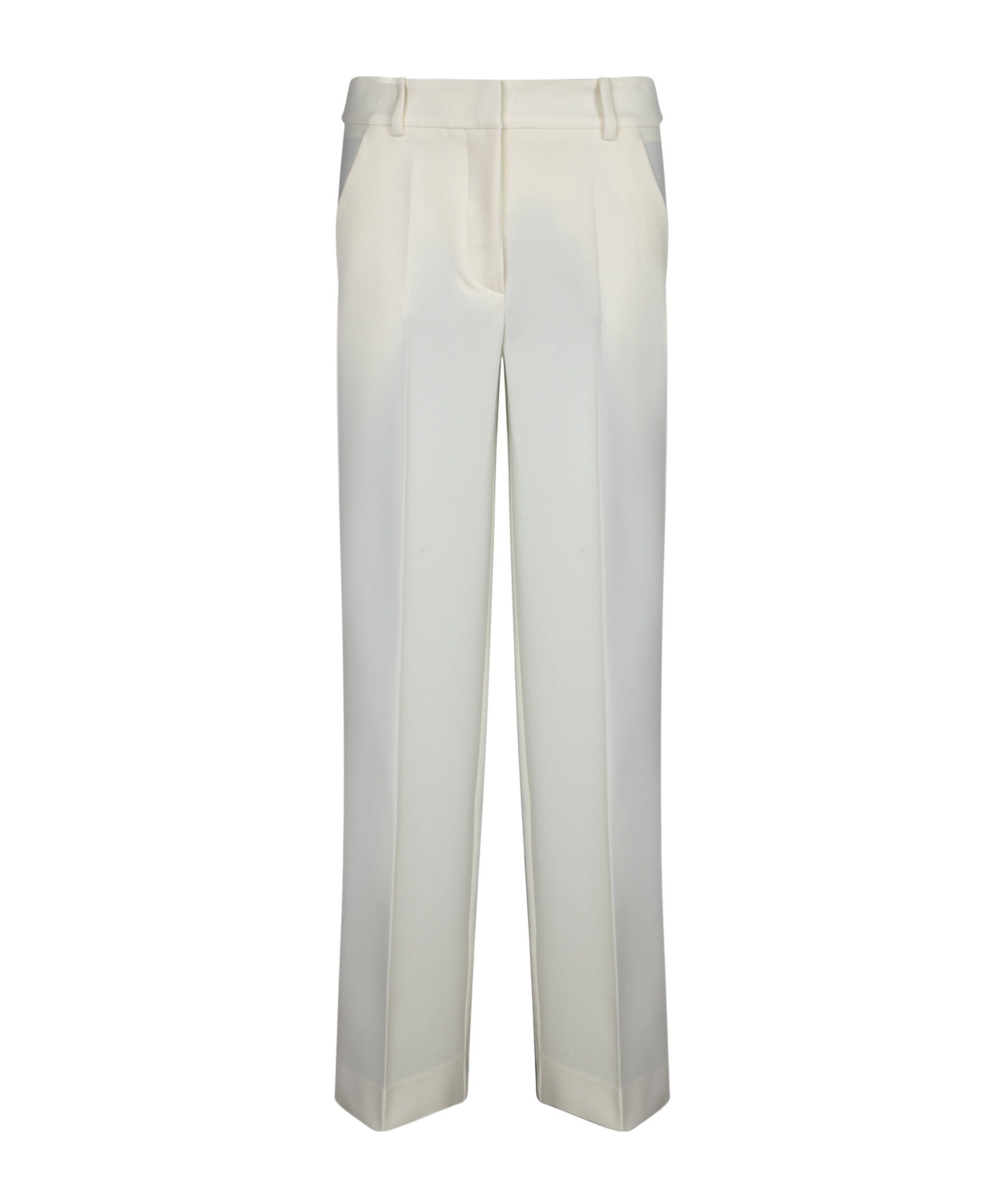 P.a.r.o.s.h Straight Leg Tailored Trousers In White
