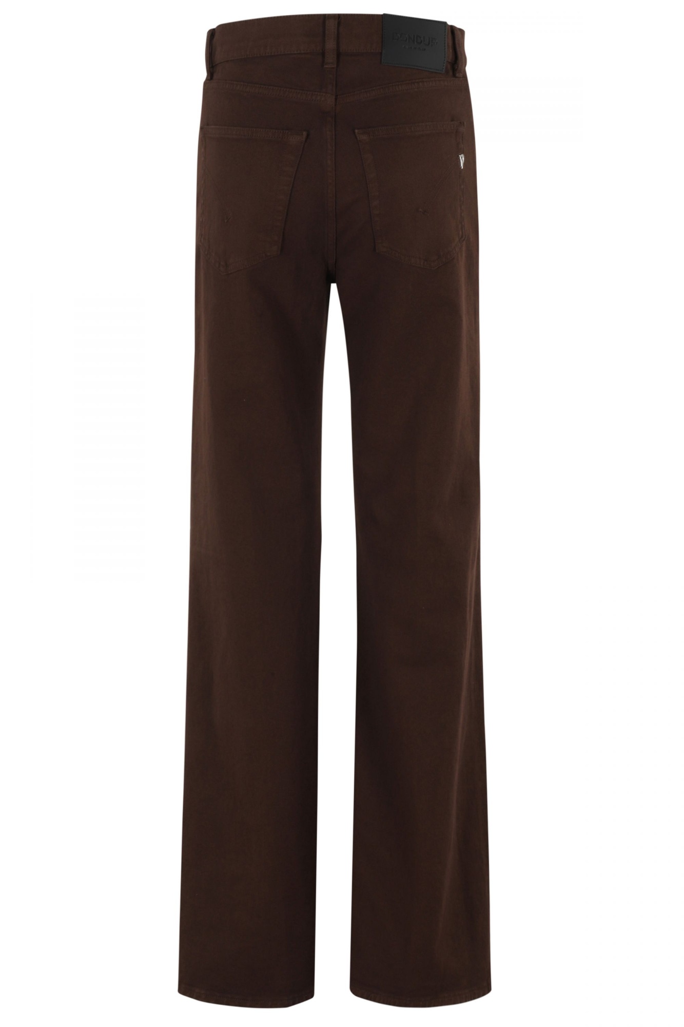 Dondup Amber Brown Five-pocket Trousers In Brown