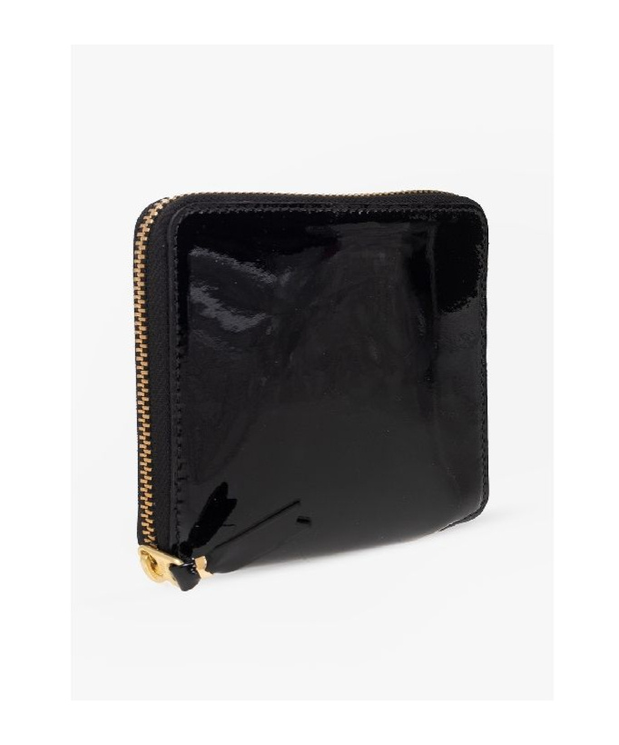 Comme Des Garçons Zipper Wallet In Black