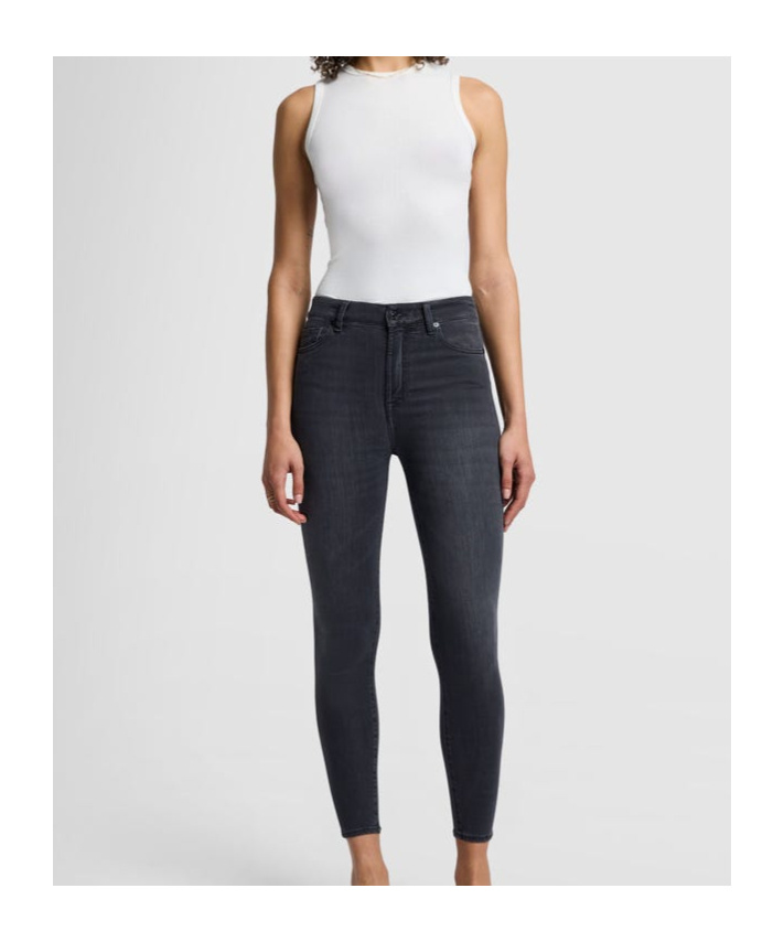 7 For All Mankind Aubrey Jeans In Black